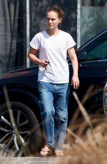 NATALIE PORTMAN in Jeans Out in Los Feliz 08/15/2018