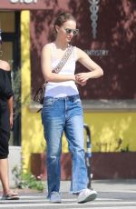 NATALIE PORTMAN Out and About in Los Feliz 08/24/2018