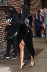 NICKI MINAJ Arrives at Late Show with Stephen Colbert in New York 08/13/2018