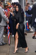 NICKI MINAJ Arrives at Late Show with Stephen Colbert in New York 08/13/2018
