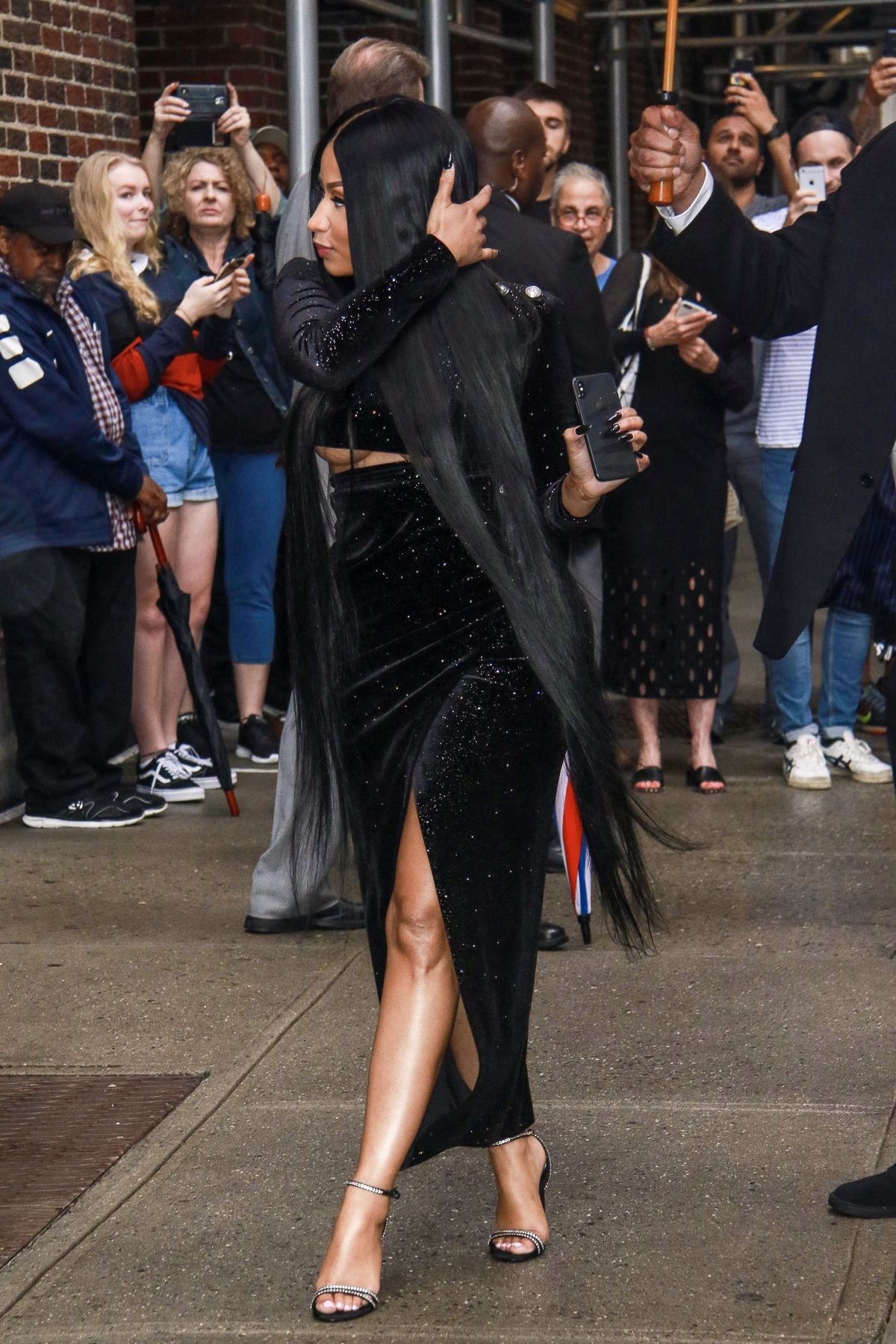 NICKI MINAJ Arrives at Late Show with Stephen Colbert in New York 08/13 ...