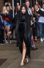 NICKI MINAJ Arrives at Late Show with Stephen Colbert in New York 08/13/2018