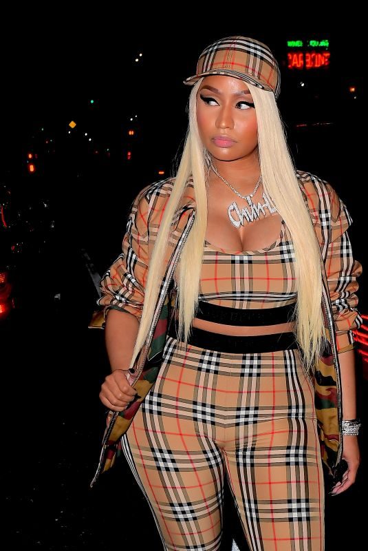 NICKI MINAJ Night Out in New York 08/15/2018