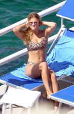 NINA AGDAL in Bikini on Vacation in Capri 07/31/2018