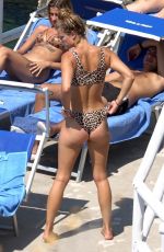 NINA AGDAL in Bikini on Vacation in Capri 07/31/2018