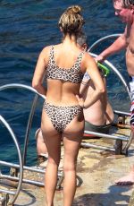 NINA AGDAL in Bikini on Vacation in Capri 07/31/2018