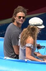 NINA AGDAL in Swimsuit on Holiday in Capri 07/29/2018