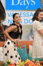 NINA DOBREV and VANESSA HUDGENS at Despierta America Show in Miami 08/02/2018