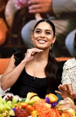 NINA DOBREV and VANESSA HUDGENS at Despierta America Show in Miami 08/02/2018