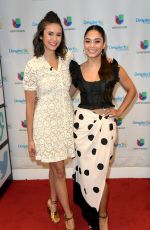 NINA DOBREV and VANESSA HUDGENS at Despierta America Show in Miami 08/02/2018