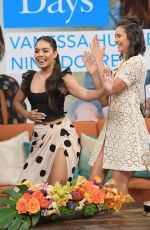 NINA DOBREV and VANESSA HUDGENS at Despierta America Show in Miami 08/02/2018