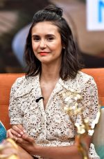 NINA DOBREV and VANESSA HUDGENS at Despierta America Show in Miami 08/02/2018