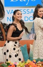 NINA DOBREV and VANESSA HUDGENS at Despierta America Show in Miami 08/02/2018