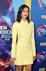 NINA DOBREV at 2018 Teen Choice Awards in Beverly Hills 08/12/2018