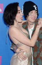 NOAH CYRUS and Lil Xan at MTV Video Music Awards in New York 08/20/2018