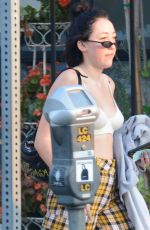 NOAH CYRUS Leaves a Hair Salon in Los Angeles 08/16/2018