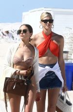 OLIVIA CULPO and DEVON WINDSOR at a Beach in Miami 08/13/2018