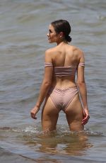 OLIVIA CULPO and DEVON WINDSOR in Bikinis at a Beach in Miami 08/13/2018