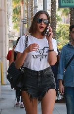 OLIVIA CULPO in Daisy Dukes Out Shopping in Beverly Hills 08/04/2018