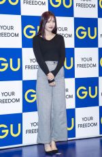 PARK SOO-YEONG at Japanese Fashion Brand Gu Photocall in Seoul 08/23/2018