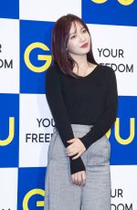 PARK SOO-YEONG at Japanese Fashion Brand Gu Photocall in Seoul 08/23/2018