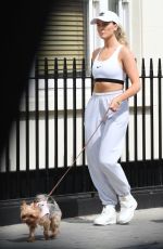 PERRIE EDWARDS Out and About in London 08/18/2018
