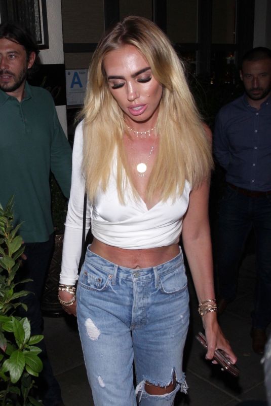 PETRA ECCELSTONE at Madeo Restaurant in Beverly Hills 08/16/2018