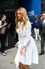 PETRA NEMCOVA Arrives at Good Morning America in New York 08/22/2018