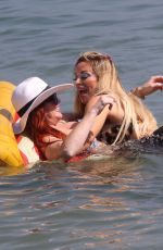 PHOEBE PRICE and MARCELA IGLESIAS in Bikinis at a Beach in Malibu 08/19/2018