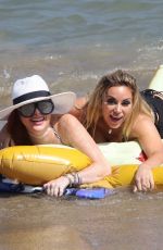 PHOEBE PRICE and MARCELA IGLESIAS in Bikinis at a Beach in Malibu 08/19/2018