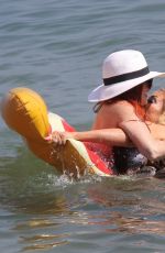 PHOEBE PRICE and MARCELA IGLESIAS in Bikinis at a Beach in Malibu 08/19/2018