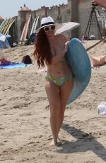 PHOEBE PRICE in Bikini on the Beach in Malibu 08/12/2018