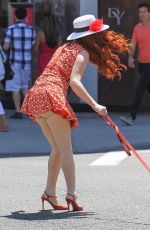 PHOEBE PRICE Out and About in Beverly Hills 08/01/2018