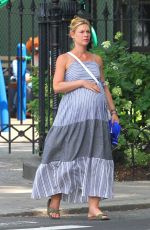 Pregnant CLAIRE DANES Out in New York 08/26/2018