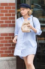 Pregnant DIANE KRUGER Out and About in New York 08/20/2018