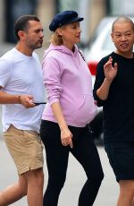 Pregnant DIANE KRUGER Out in New York 08/19/2018