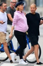 Pregnant DIANE KRUGER Out in New York 08/19/2018