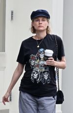 Pregnant DIANE KRUGER Out Shopping in New York 08/21/2018