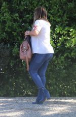 Pregnant HILARY DUFF Arrives at Haylie Duff