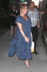 Pregnant HILARY DUFF Leaves Her Hotel in New York 08/28/2018
