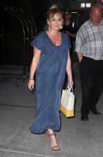 Pregnant HILARY DUFF Leaves Her Hotel in New York 08/28/2018