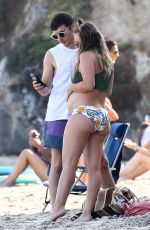 Pregnant HILARY DUFF on the Beach in Malibu 08/15/2018