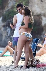 Pregnant HILARY DUFF on the Beach in Malibu 08/15/2018