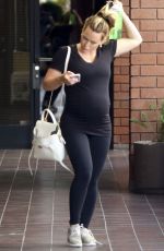 Pregnant HILARY DUFF Out and About in Los Angeles 08/12/2018
