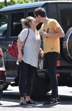 Pregnant HILARY DUFF Out for Lunch in Studio City 08/15/2018