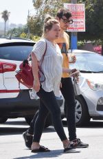 Pregnant HILARY DUFF Out for Lunch in Studio City 08/15/2018