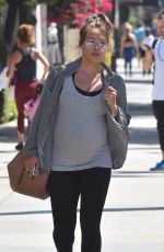 Pregnant HILARY DUFF Out in Los Angeles 08/23/2018