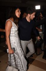 PRIYANKA CHOPRA and Nick Jonas out for Dinner in Mumbai 08/17/2018