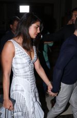 PRIYANKA CHOPRA and Nick Jonas out for Dinner in Mumbai 08/17/2018