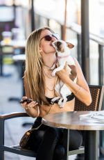RACHEL MCCORD at a Coffee Bean in Hollywood 08/22/2018